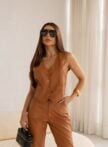 camisa cropped tricoline 4065c