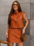 conjunto couro 4696b