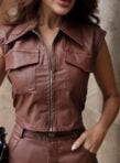 conjunto couro 2808